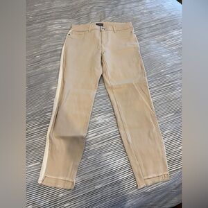 DL1961Beige Women's Mid-Rise Instasculpt Skinny Jeans